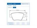 PAGID PAIR REAR BRAKE PADS SKODA SUPERB II (3T4) 1.6 TDI 77 KW 09/10-05/15