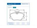 PAGID PAIR FRONT BRAKE PADS MERCEDES-BENZ E-CLASS CONVERTIBLE (A124) E 200 (124.060) 100 KW 06/93-03/98