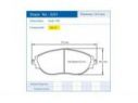 PAGID PAIR REAR BRAKE PADS VW GOLF VII (5G1, BQ1, BE1, BE2) 2.0 R 360S 4MOTION 265 KW 09/16 -＞