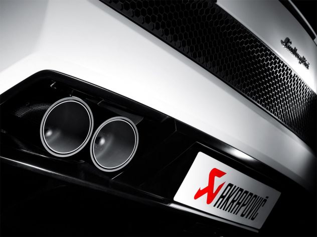 Akrapovic Gallardo Carbon Fiber Exhaust Tips (TP-CT/7)