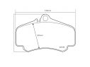 BREMBO FRONT BRAKE PADS KIT MASERATI GHIBLI III (M157) 3.0 243 KW 08/13+