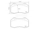 BREMBO FRONT BRAKE PADS KIT ABARTH GRANDE PUNTO (199_) 1.4 (199.AXN1B) 114 KW 12/07 - 06/10