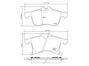 KIT PASTIGLIE FRENO ANTERIORI BREMBO VAUXHALL ASTRA MK IV (G) HATCHBACK (T98) 1.8 16V (F08, F48) 92 KW 09/00 - 05/05