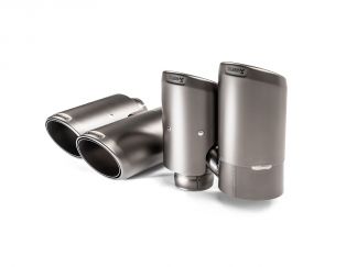 AKRAPOVIC TITANIUM TAIL PIPE SET PORSCHE CAYENNE S / S COUPE (536) 2019-2020