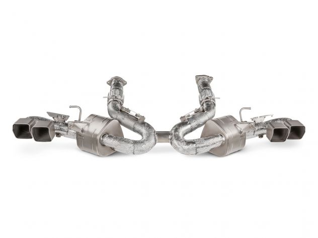 AKRAPOVIC SLIP ON EXHAUST SYSTEM CHEVROLET CORVETTE STINGRAY (C8) 2020-2021