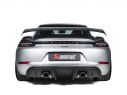 DIFFUSORE POSTERIORE CARBONIO OPACO AKRAPOVIC PORSCHE 718 CAYMAN GTS 4.0 2020-2023