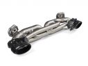 SET TERMINALI AKRAPOVIC TITANIO NERO PORSCHE 911 TURBO / S (992) 2021