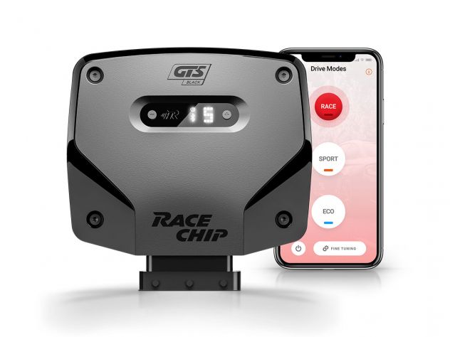 RACE CHIP GTS BLACK ADDITIONAL CONTROL UNIT PORSCHE MACAN 3.0 GTS 2997CC 265KW 360HP 500NM (2014+)