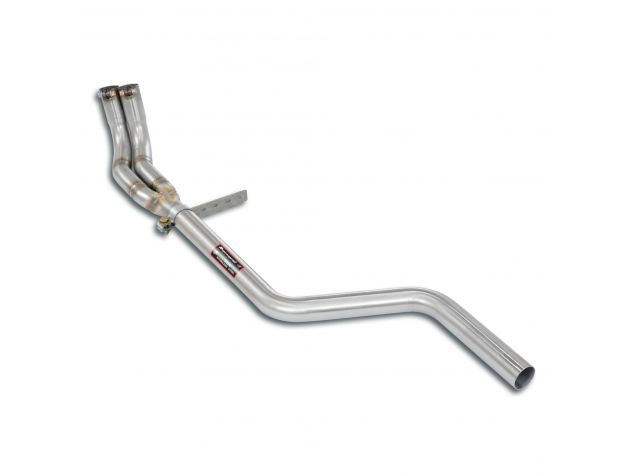SUPERSPRINT Y LINK PIPE + FRONT EXHAUST PIPE ALFA ROMEO 1300 SPIDER JUNIOR (OSSO DI SEPPIA) 68-69