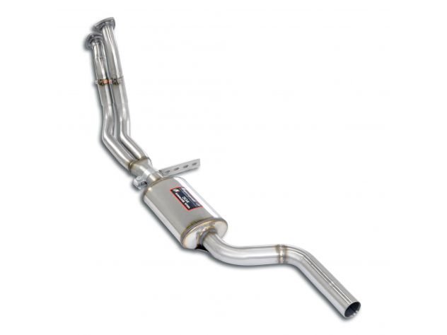 SUPERSPRINT FRONT SILENCER (NARROWER BEND) ALFA ROMEO 1600 SPIDER "DUETTO" (OSSO DI SEPPIA) 66-68
