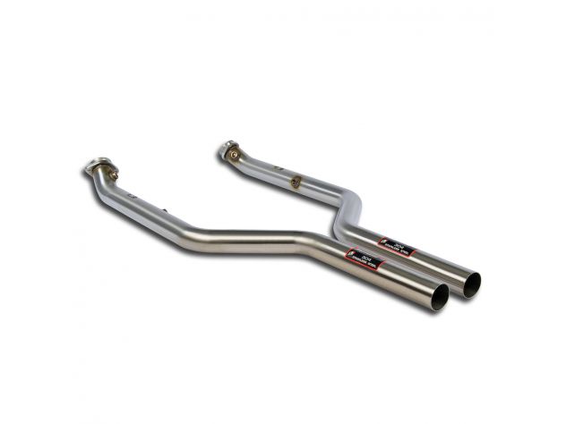 KIT DOWNPIPE DX/SX SUPERSPRINT BMW E46- TUTTI I MODELLI (CONVERSIONE MOTORE V8 S65) 