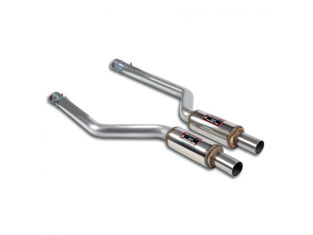 SUPERSPRINT FRONT PIPES KIT WITH SILENCERS BMW E24 TUTTI I MODELLI 82-89 (CONVERSIONE MOTORE V8- S62 / M62 / M60)