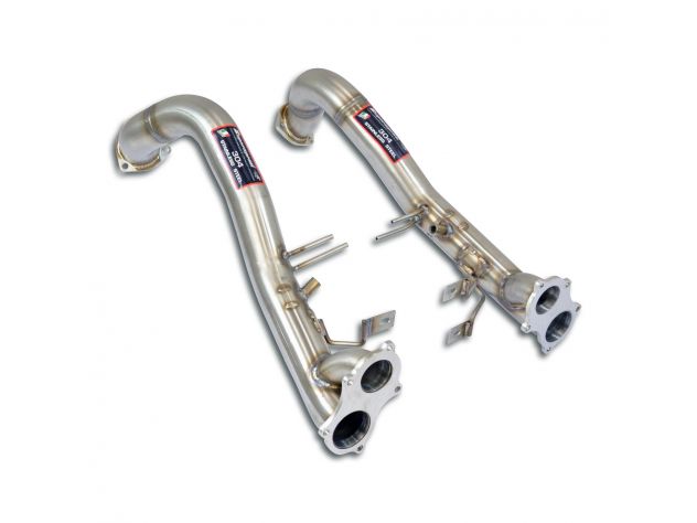 SUPERSPRINT FRONT PIPES KIT RH/LH PORSCHE 718 BOXSTER "25 YEARS" EDITION 4.0L (400 HP- MODELLI CON GPF) 2021+ (CON VALVOLA)