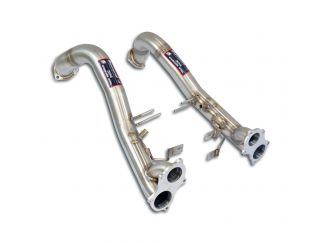 SUPERSPRINT FRONT PIPES KIT RH/LH PORSCHE 718 BOXSTER SPYDER 4.0L (420 HP- MODELLI CON GPF) 2019+ (CON VALVOLA)