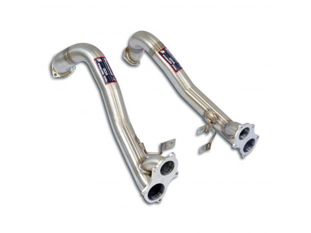 SUPERSPRINT FRONT PIPES RH/LH PORSCHE 718 CAYMAN GT4 SPORTS CUP EDITION 4.0L 420HP MODELLI USA CON GPF 2019+ 