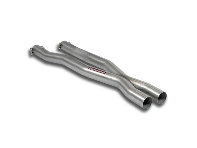 SUPERSPRINT CENTRAL EXHAUST PIPE X MASERATI SPYDER 4200 GT V8 (MOTORE F136- 390 HP) 2002-2004 (EURO 4 / USA)