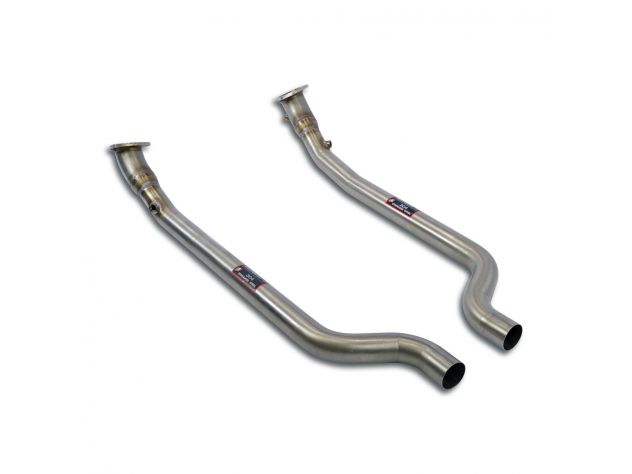 SUPERSPRINT FRONT PIPES KIT RH/LH  MASERATI GRANCABRIO SPORT 4.7I V8 (450 / 460 HP) 18-19 (CON VALVOLA)