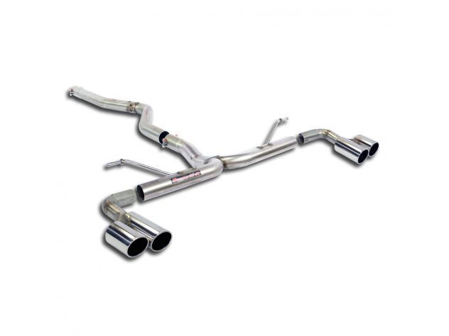 SUPERSPRINT CONNECTING PIPE + REAR PIPES 80 BMW F23 218D (MOTORE B47- 150 HP) 2015-2017