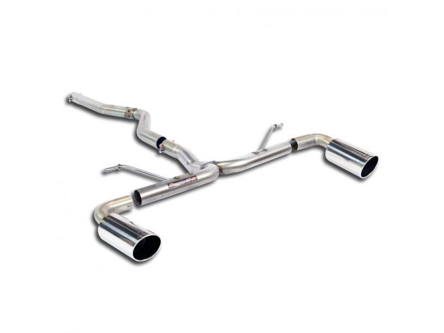 SUPERSPRINT CONNECTING PIPE + REAR PIPES O 100 BMW F23 LCI 218D (MOTORE B47- 150 HP) 2017+