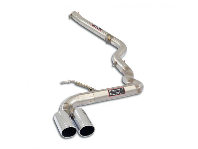 SUPERSPRINT CONNECTING PIPE + REAR PIPE 80 BMW F30 / F31 LCI (BERLINA-TOURING) 328D (184 HP- MOD. USA) 2015+