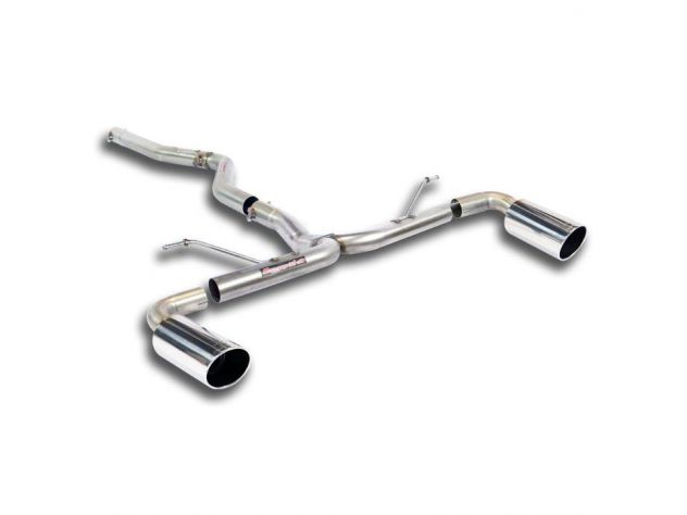 SUPERSPRINT CONNECTING PIPE + REAR PIPES O 100 BMW F30 / F31 LCI (BERLINA-TOURING) 328DX (184 HP- MOD. USA) 2015-