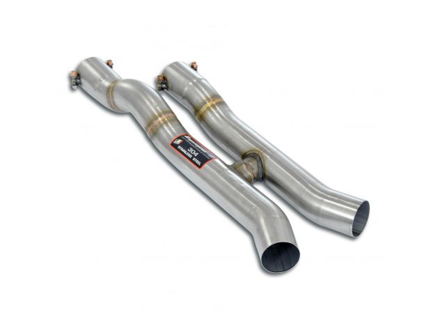 KIT TUBI CENTRALI H-PIPE SUPERSPRINT BMW F97 X3 M COMPETITION (S58- 510 HP- MODELLI CON OPF) 2020+ (CON VALVOLA)