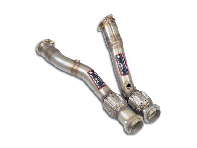 KIT TURBO DOWNPIPE SUPERSPRINT BMW F97 X3 M COMPETITION (S58- 510 HP) 2020+ (CON VALVOLA)