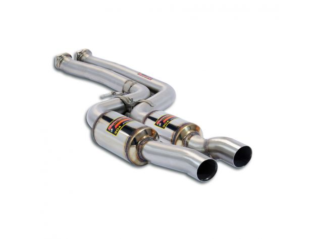 SUPERSPRINT KIT FRONT SILENCERS RH/LH  BMW F98 X4 M (S58- 480 HP- MODELLI CON OPF) 2020+ (CON VALVOLA)