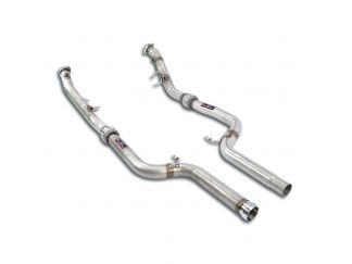 KIT DOWNPIPE DX/SX SUPERSPRINT MERCEDES A217 S 63 AMG 4-MATIC 5.5I V8 BI-TURBO (M157- 585 HP) 2016-2017 (CON VALVOLA)