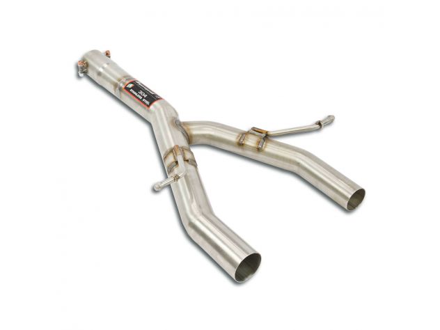 SUPERSPRINT CENTRAL EXHAUST PIPE Y MERCEDES R173 SLC 200 "FINAL EDITION" (184 HP- MODELLI CON GPF) 2019+ (CON VALVOLA)