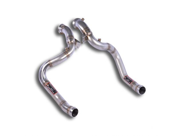 SUPERSPRINT KIT DOWNPIPE RH/LH MERCEDES A217 S 560 4.0I V8 BI-TURBO (M176- 469 HP) 2018+ (CON VALVOLA)