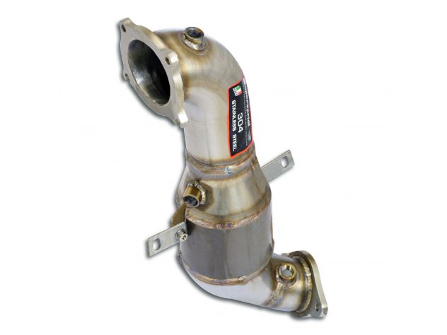 DOWNPIPE + CATALIZZATORE 200CPSI SUPERSPRINT ALFA ROMEO GIULIA 2.0I TURBO (200 HP) 2016+