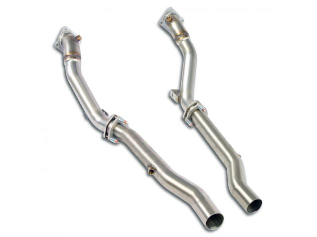 KIT DOWNPIPE DX/SX SUPERSPRINT AUDI S4 QUATTRO (BERLINA+ AVANT) 2.7I V6 (265 HP) 98-01 (OVERSIZE)