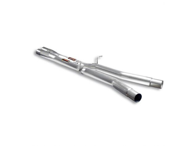 SUPERSPRINT CENTRAL EXHAUST PIPE RH/LH AUDI A6 RS6 QUATTRO (BERLINA+ AVANT) 4.2I V8 TURBO (450HP) 02+04