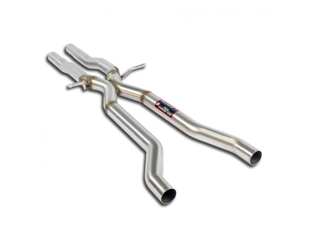 SUPERSPRINT CENTRAL EXHAUST PIPE + X LINK PIPE AUDI A6 ALLROAD QUATTRO 3.2 FSI V6 (255 HP) 06-09