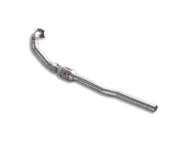 SUPERSPRINT TURBO EXHAUST PIPE KIT WITH CATALYST 200 CPSI VW GOLF VI R 2.0 TFSI (270 HP) 2010+ (IMPIANTO Ø70MM)