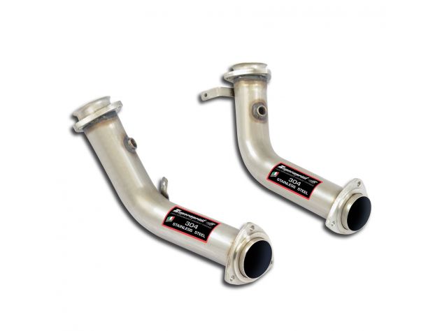 SUPERSPRINT FRONT PIPES KIT RH/LH AUDI RS4 QUATTRO (CABRIO) 4.2I V8 (420 HP) 06-08 (CON VALVOLA)