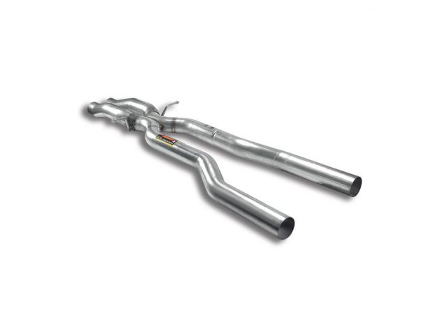 SUPERSPRINT CENTRAL EXHAUST PIPE + X LINK PIPE AUDI A6 RS6 QUATTRO 5.0I BI- TURBO V10 08+