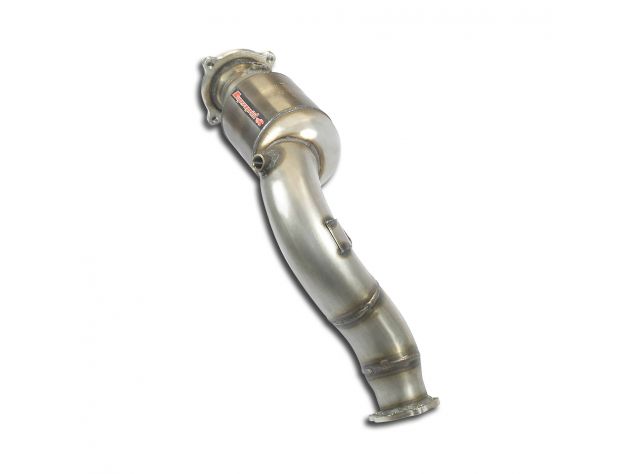 DOWNPIPE + CATALIZZATORE SUPERSPRINT AUDI A4 B8 (BERLINA+ AVANT) 1.8 TFSI (120-160-170 HP) 08-12