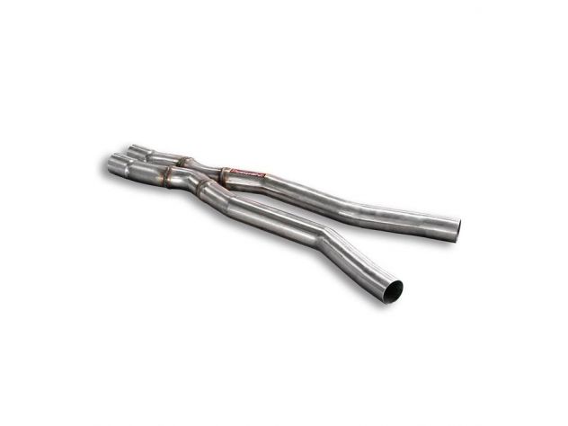 SUPERSPRINT CENTRAL EXHAUST PIPE + X LINK PIPE AUDI A8 QUATTRO 3.2I FSI V6 (260 HP) 2005-2009