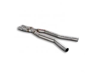 SUPERSPRINT CENTRAL EXHAUST PIPE + X LINK PIPE AUDI A8 QUATTRO 3.7I V8 (280 HP) 2003-2006