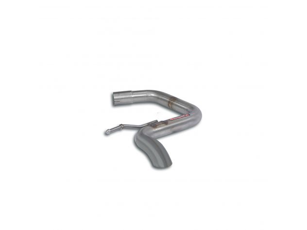 SUPERSPRINT REAR PIPE STEALTH VW GOLF VIII 1.5 TSI 130HP 150HP WITH GPF 2020+ MULTILINK SUSP.