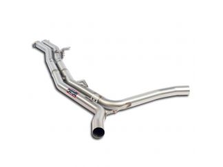 TUBO SCARICO CENTRALE + H-PIPE SUPERSPRINT AUDI S8 QUATTRO 4.0 TFSI V8 (520 HP) 2012-2014