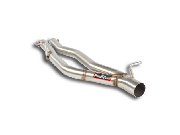 SUPERSPRINT CENTRAL EXHAUST PIPE RH/LH AUDI S3 8V CABRIO QUATTRO 2.0 TFSI (300 HP) 2013-2015