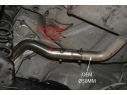 SUPERSPRINT CENTRAL EXHAUST PIPE AUDI Q2 1.0 TFSI (116 HP) 2017-2018