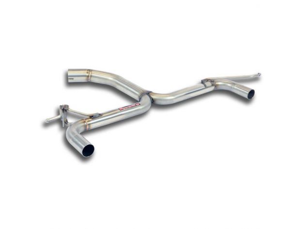 SUPERSPRINT REAR PIPE WITH Y LINK PIPE AUDI A3 8Y SPB 30 TFSI 1.0L 115HP WITH GPF 2021+ SOSPENSIONI POSTERIORI ASSALE SINGOLO