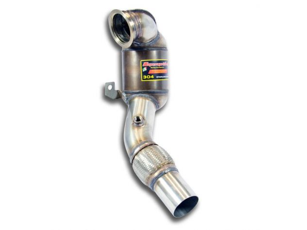 SUPERSPRINT TURBINE EXHAUST PIPE WITH 200CPSI CATALYST AUDI S1 QUATTRO 3 PORTE / SPORTBACK 2.0 TFSI (231 HP) 2014+ (Ø70MM)