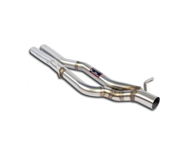 SUPERSPRINT CENTRAL EXHAUST PIPE RH/LH AUDI RS3 8VA SPORTBACK QUATTRO 2.5 TFSI (367 HP) 2015-2016 (CON VALVOLA)