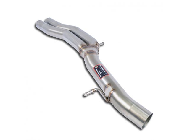 SUPERSPRINT CENTRAL EXHAUST PIPE AUDI S4 QUATTRO AVANT 3.0 TFSI V6 (354 HP) 2016+ (CON VALVOLA)