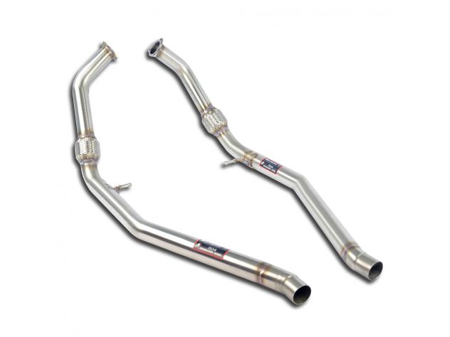 SUPERSPRINT FRONT PIPES KIT RH/LH AUDI SQ5 QUATTRO 3.0 TFSI V6 (354 HP) 2017+ (CON VALVOLA)